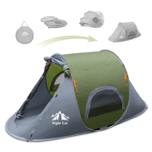 Night Cat Pop-up Camping Tent:
